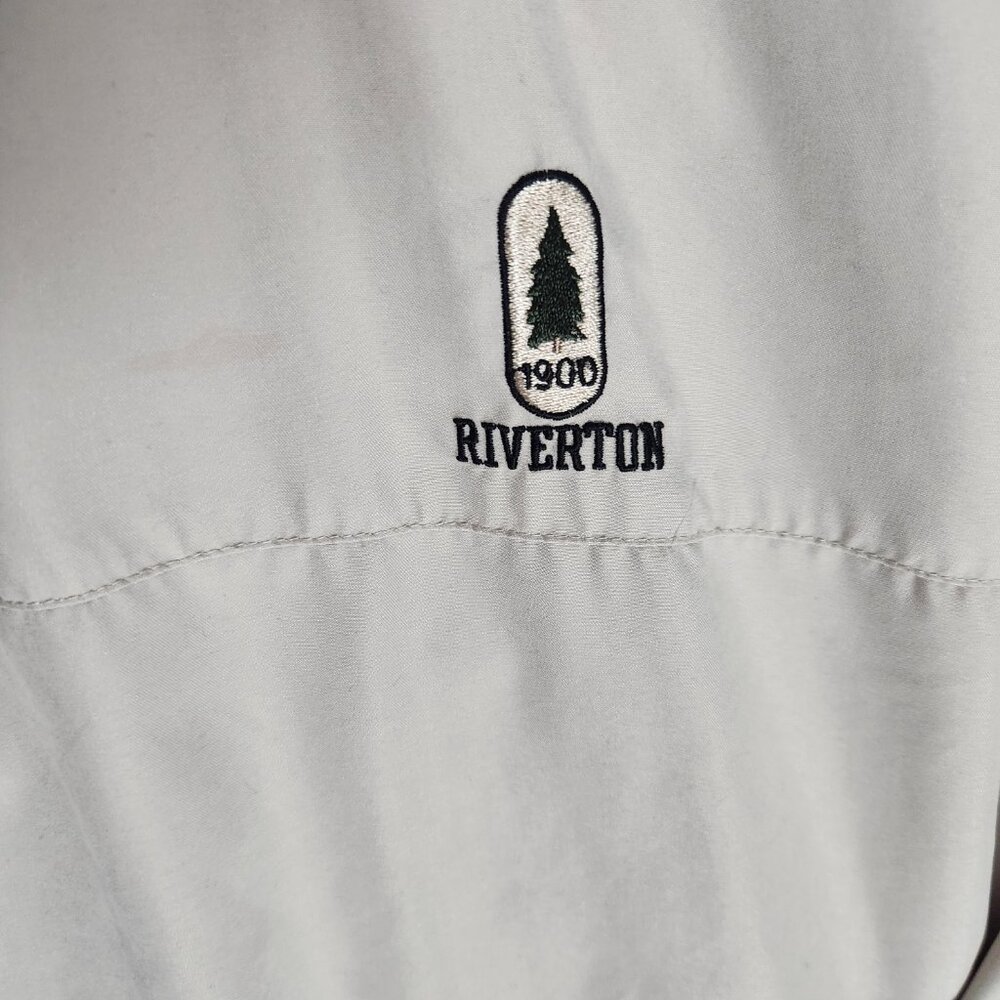 FootJoy FJ Windbreaker Shirt Men 2XL XXL Beige Golf Pullover Long Sleeve Outdoor - Picture 4 of 8